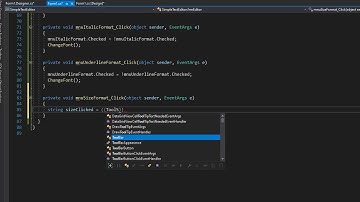 C# Projects for Beginners: Creating Text Editor 5/16