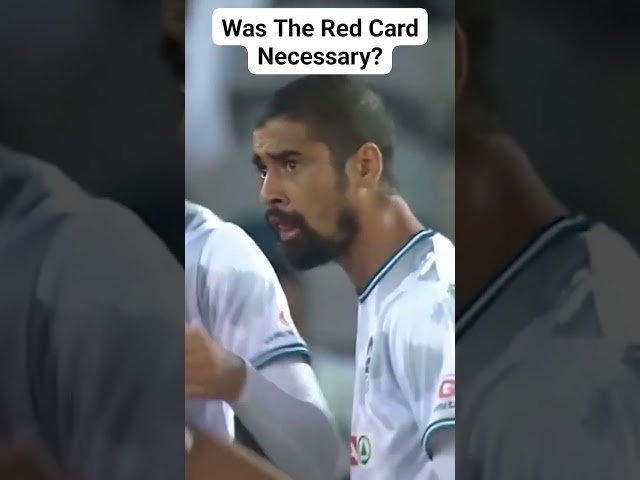 Red Card in real time, but in VAR not a RED CARD #shorts class=