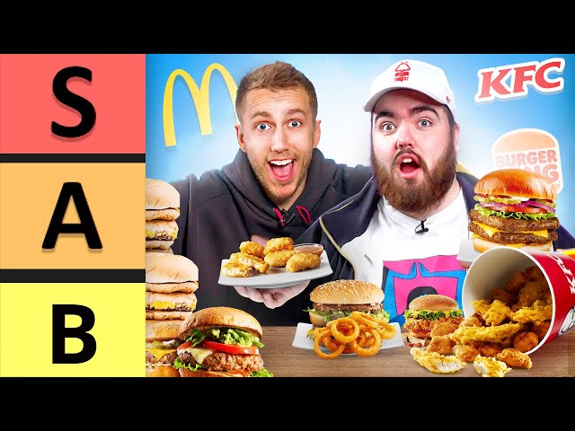 Ranking the BEST UK Fast Foods with Miniminter! class=