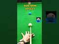 How to Play with Side Spin?#tipsandtricks #snooker #billiards #shorts