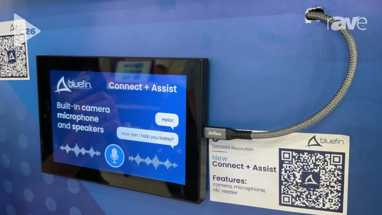 InfoComm 2026: Bluefin International Showcases Connect + Assist Tablet Display
