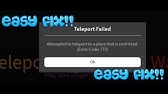 Fix Roblox Teleport Failed Attempted To Teleport A Place Is Restricted Error Code 773 Windows Youtube - roblox attempt to teleport to a place thats restricked 773