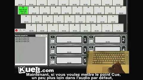 Kueit Tutorial - Loading audio to a key - French subtitles