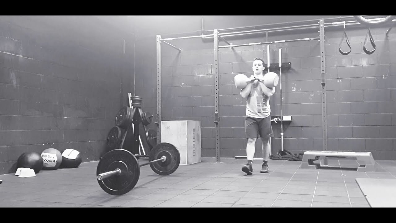 KB Front Rack Carry *Elbows low into the chest YouTube