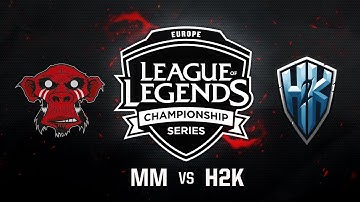 MM vs. H2K - Week 10 Game 2 | EU LCS Summer Split | Mysterious Monkeys vs. H2K (2017)