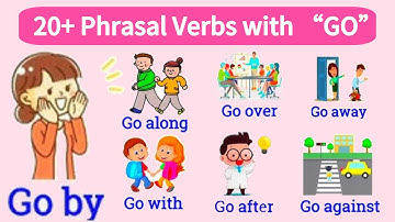 🚀 20+ Phrasal Verbs with “GO” | Phrasal Verbs with Sentences 🗣️ Listen and Practice | Learn English