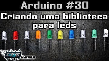 Criando uma BIBLIOTECA ARDUINO para trabalhar com LEDS - Curso de Arduino #30