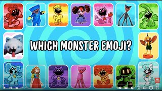 Guess The Monsters By EMOJI, VOICE &amp; BODY PARTS | Poppy Playtime Chapter 3 | The Smiling Critters