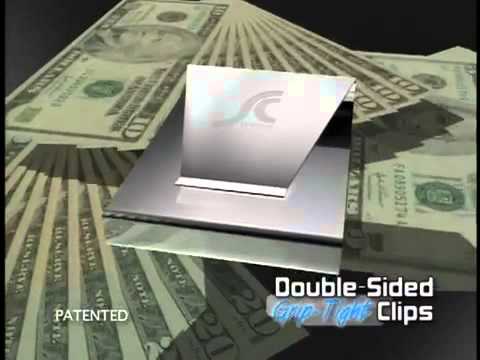 Slip Clip Money Clip - Money and Credit Card Holder - As Seen On TV