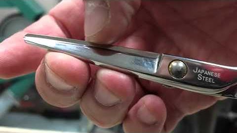 Scissor Sharpening Class: Thinning a Tip on a Beauty Shear