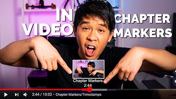 How to Add IN-VIDEO CHAPTER MARKERS or Timestamps Directly on Your YouTube Videos | NEW FEATURE