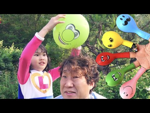 슈퍼라임의 <strong>풍선놀이</strong> 핑거패밀리와 스노우 게임 웃긴영상 <strong>모음</strong> | Finger family nursery rhymes | LimeTube