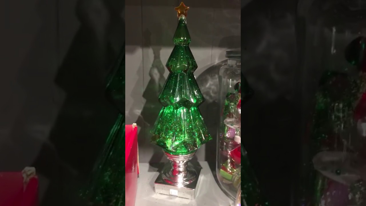 Lighted Shimmering Christmas Tree Water Lantern YouTube
