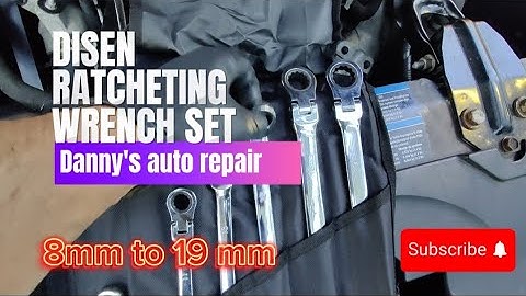 DISEN Metric ratcheting wrench set