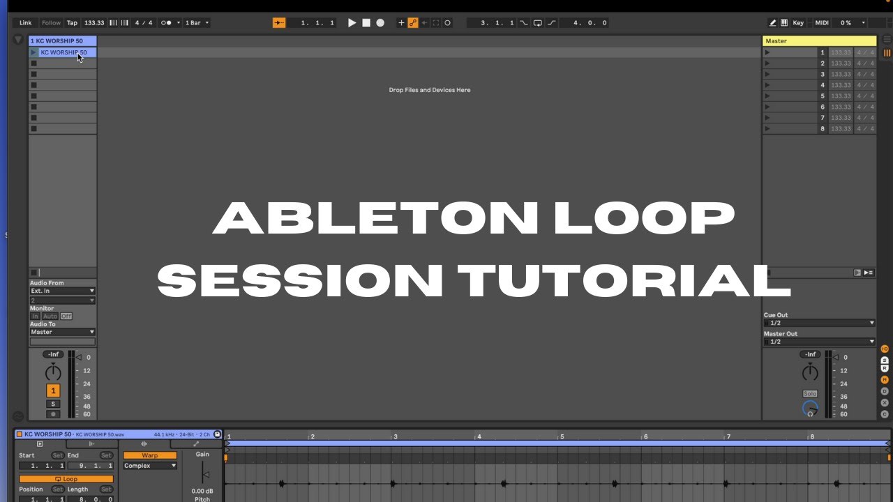How to Setup an Ableton Loop Session - YouTube