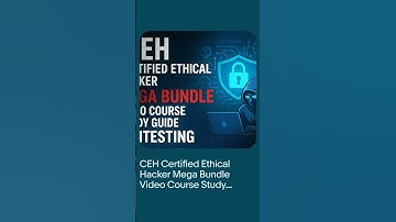 CEH Certified Ethical Hacker Mega Bundle Video Course Study Guide Pentesting