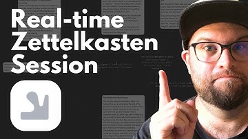 How I Take Notes Now Is Changing My Life (For Real) | real-time zettelkasten session