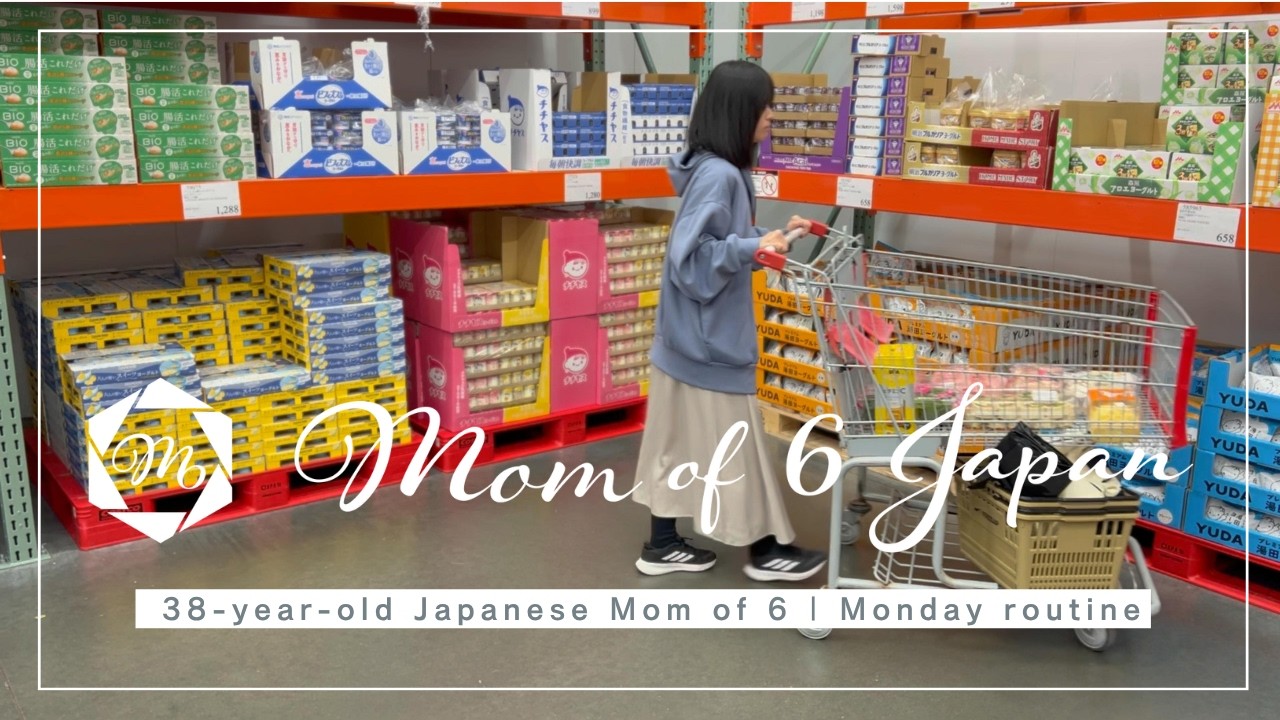 【Mom of 6 Japan】family of 8 | Grocery shopping at Costco | Monday routine