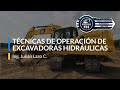 Técnicas de operación recomendadas para Excavadoras Hidráulicas