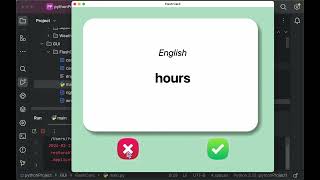 Python Daily Practice -- Flash Card