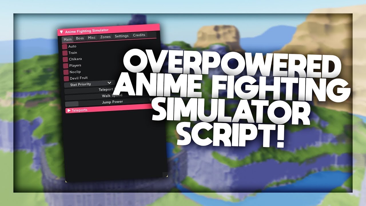 New Overpowered Anime Fighting Simulator Hacks Scripts Youtube - pirate simulator work in progress roblox