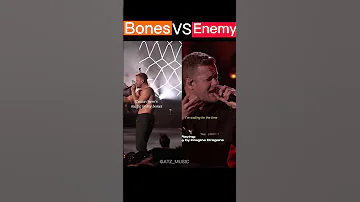 Imagine Dragons Bones versus Enemy #livepeformance #noautotune #shorts