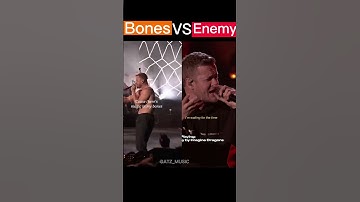Thumbnail of Imagine Dragons Bones versus Enemy #livepeformance #noautotune #shorts