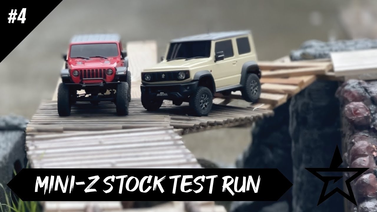 Kyosho Mini-Z 4x4 Stock Test Run – Jimny & Wrangler | Ep.4