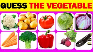 ▶Guess the Vegetable in 3 Seconds  | 60 Different Types of Vegetable  | Easy to Impossible