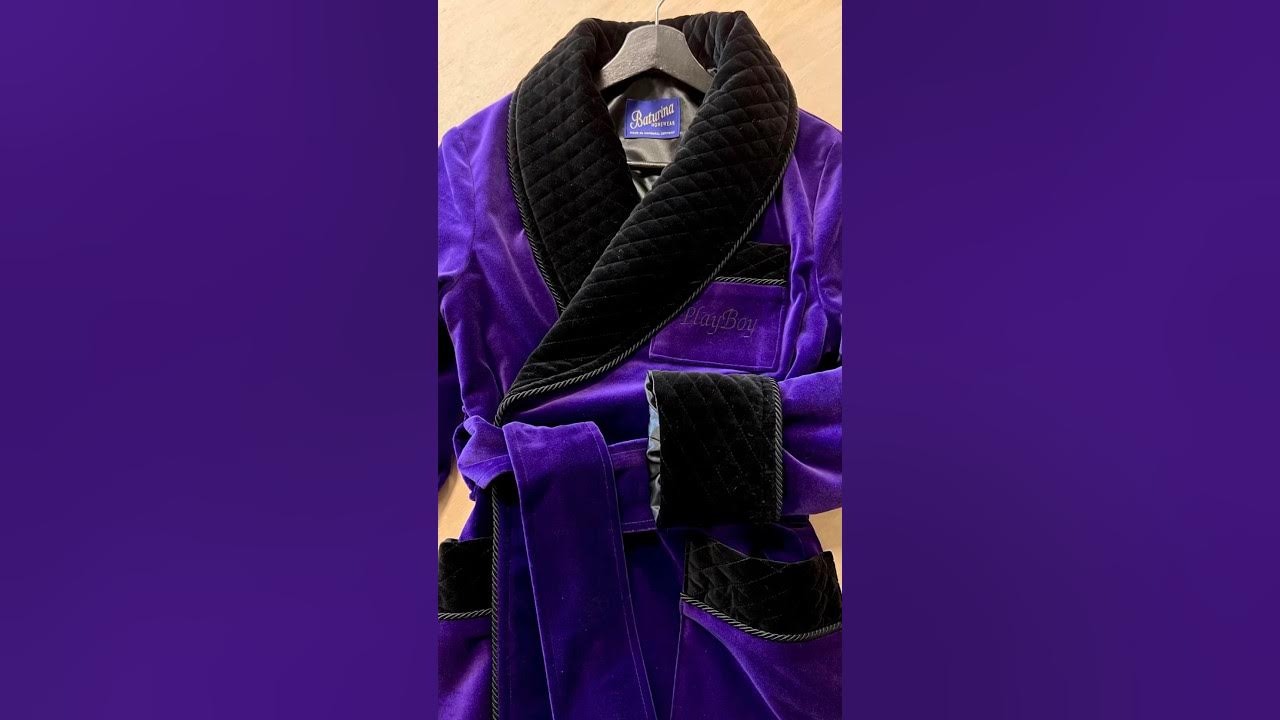 Purple smoking jacket with embroidery 🔥🔥🔥 #menswear #styleinspiration # ...