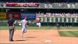 2012/06/09 Pujols' two-run home run