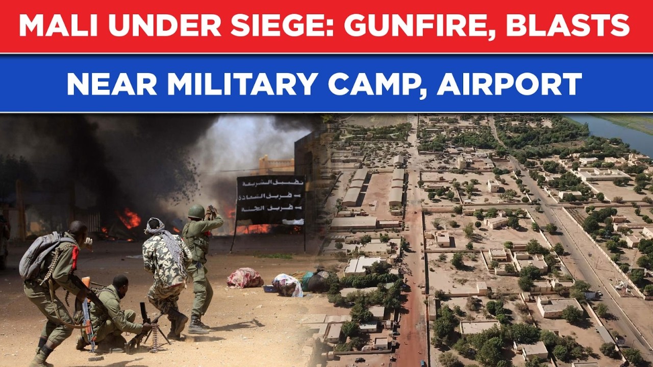 Mali Under Siege: Gunfire, Loud Blasts Near Military Camp, Airport After 'Coordinated Terror Attack' | 3:07 | Times Now | 7.42M subscribers | 4,589 views | April 25, 2026