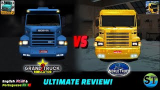 Grand Truck Simulator 2 VS World Truck Driving Simulator | The ULTIMATE Review! Graphics, Features+