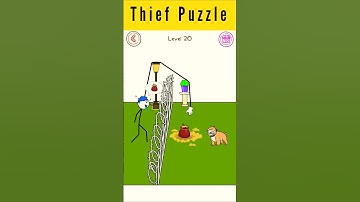 Thief Puzzle Gameplay Level-20 #gaming #gameplay #games #mobilegame #shorts