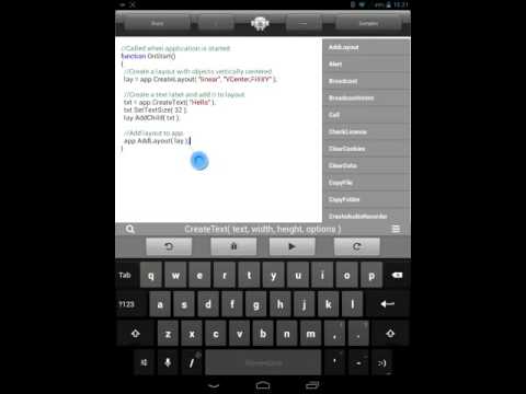 #Droidscript programovanie ( Tutorial ) - 1.diel