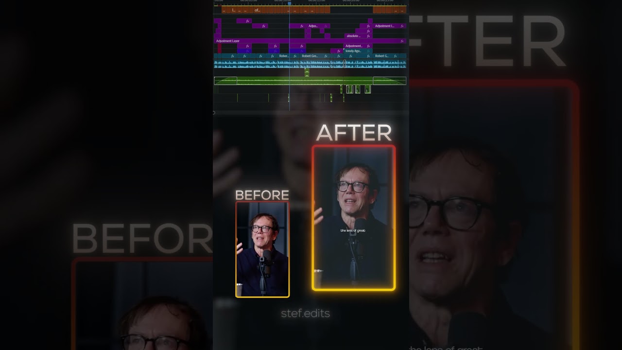The Power of a Good Edit #videoediting #shorts #podcastclips
