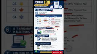 form 138 replace tds 24q (part2)  #incometax2026 #update