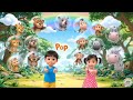 Wild Animals Song for Kids 🦁🐘 | Learn Animals with Fun Music | Chotu Kidz Planet