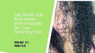 New Rice Water Deep Conditioner For Low Porosity Curly Hair