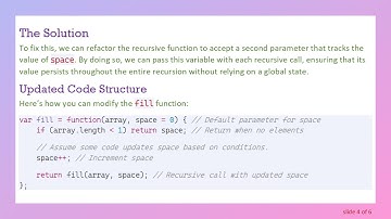 How to Track Values in Recursive Functions in JavaScript Without Globals