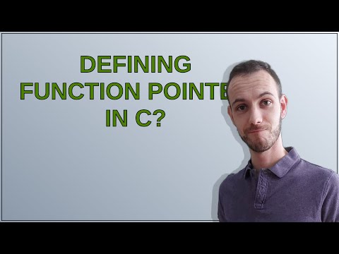 Defining function pointer in C?