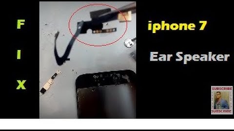 IPhone 7,7 plus Ear Speaker /Front camera replacement