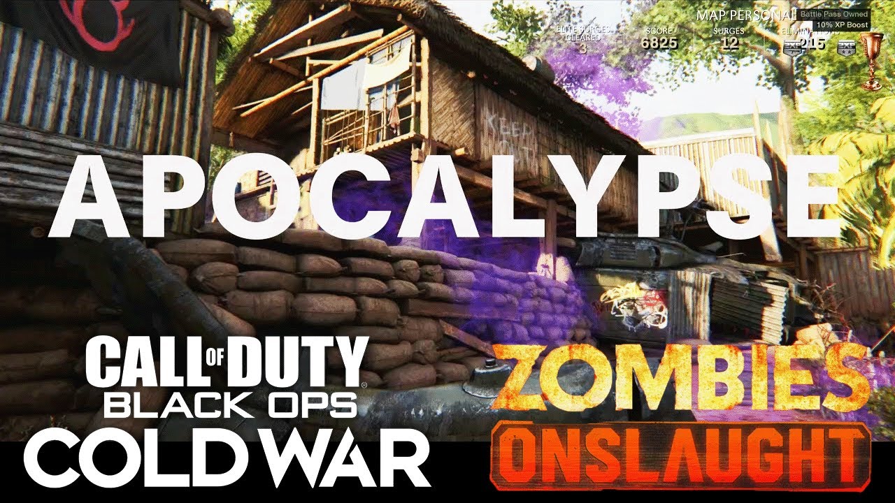 APOCALYPSE GOLD CHALICE Onslaught Zombies Call of Duty Black Ops