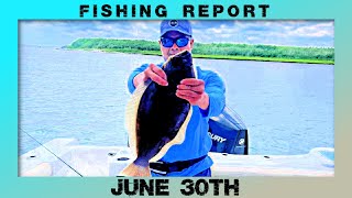 New Jersey Fishing Report June 30th #flounder #fluke #surffishing