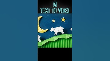 Cartoon Origami Style Counting Sheep #ai #gemini #countsheep