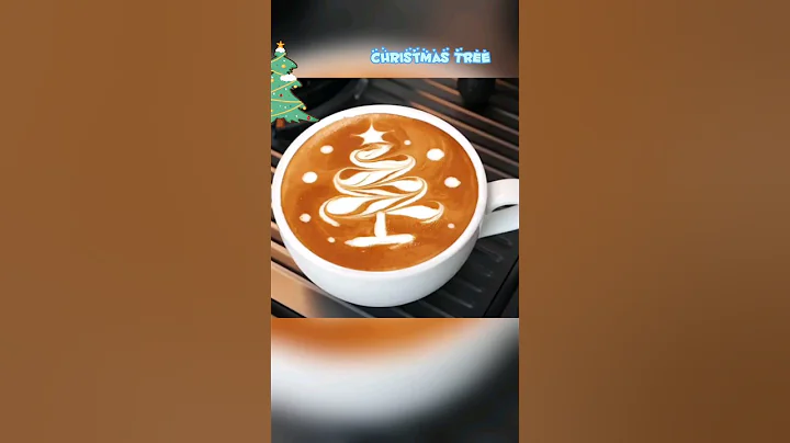 Coffee art Christmas tree 🎄 #latte