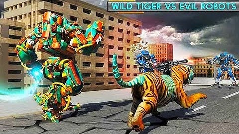 Wild Tiger Game Cheetah | Animal Robot Gameplay | Hannu Games
