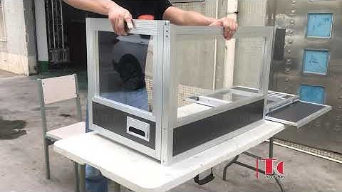 Portable Table Top Interpreter Booth/ Translation Booth For 1 Person