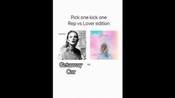 Pick one kick one. Rep vs Lover #swiftlover #taylorswift #reputation #lover
