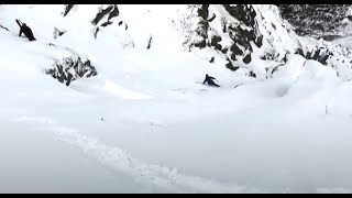 Skier's Avalanche Nightmare: Terrifying First-Person View